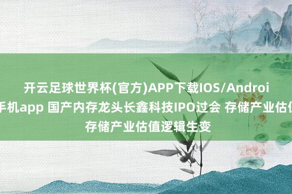 开云足球世界杯(官方)APP下载IOS/Android通用版/手机app 国产内存龙头长鑫科技IPO过会 存储产业估值逻辑生变